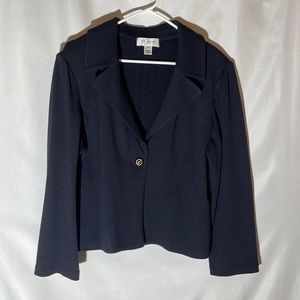 St. John cardigan (sz 14) navy blue